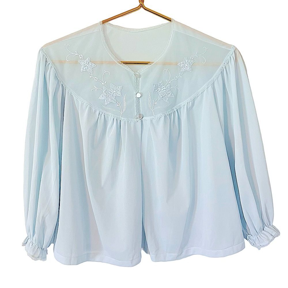 Vintage 1950’s Woman’s Bed Jacket,‎ Size Small